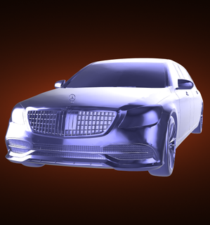 mercedes-maybach s650 pullman limousine automobile car vehicle rally race sports derby 3d print model - Mito3D