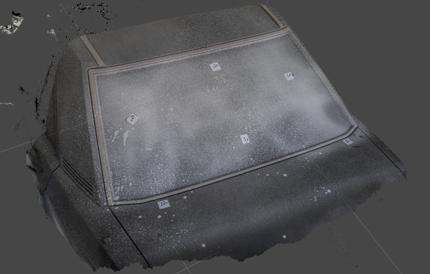 mercedes 190 window 3d scan prototyp entwickeln evo ii 2 fenster 3d print model - Mito3D