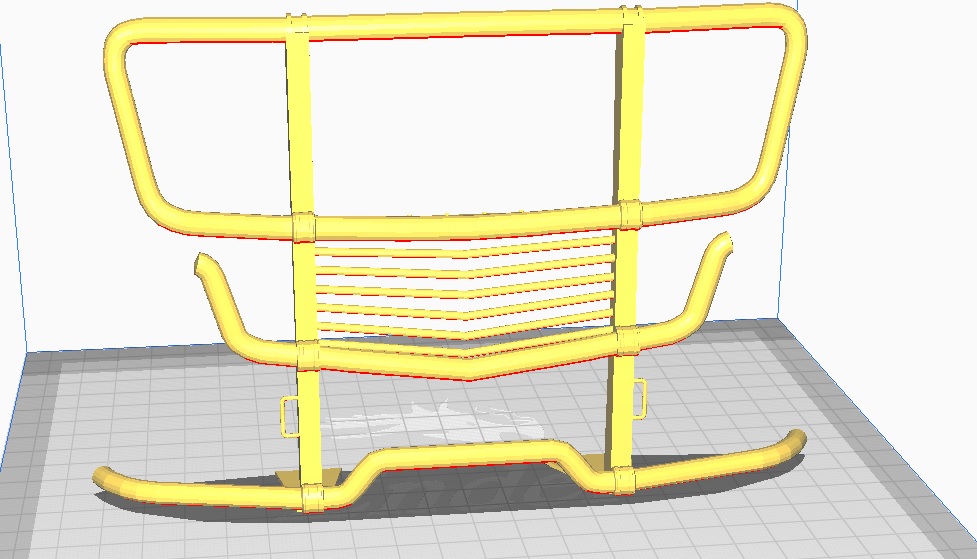 mercedes actros buffle garde camion 1 14 casquette visière écran 3D print model - Mito3D