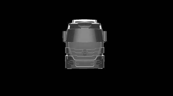 mercedes actros coches camión coche vehiculo camiones petrolero tractor comercial vehículo autotruck lkw 3d print model - Mito3D