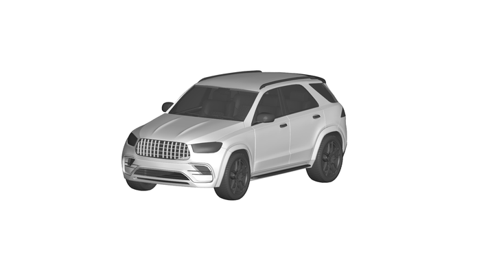 mercedes amg gle classe gioco benz macchina auto veicolo automobile trasporto rc ar vr pronto aumentata realtà virtuale car3d 3d print model - Mito3D