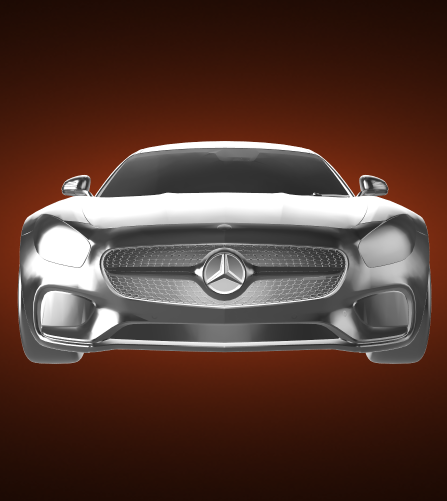 mercedes amg gt benz automóvil coche vehiculo vehículo reunión carrera Deportes derby 3D print model - Mito3D