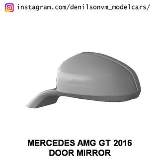 Mercedes amg gt 2016 kapı ayna 1 24 25 retrovisor yan 3d print model - Mito3D