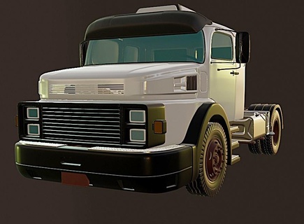 mercedes benz 1933 scania volvo peterbilt truck trailer transport cargo characters game car motorcycle 3d print model - Mito3D
