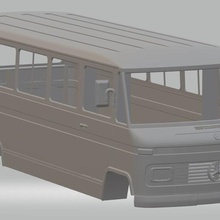mercedes benz 309 mini bus juego las subvenciones luifer el autobús ranura scalextric shell rc radio monitoreo cuerpo coche tamiya miniz 1-10 1-32 1-18 1-24 3d print model - Mito3D