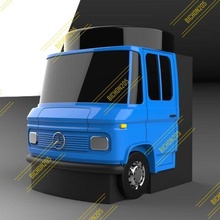 mercedes benz 608 camion compagno 3d print model - Mito3D