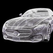 Mercedes Benz amg schwarz 40k 3d print model - Mito3D