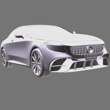 Mercedes benz amg siyah 3d print model - Mito3D