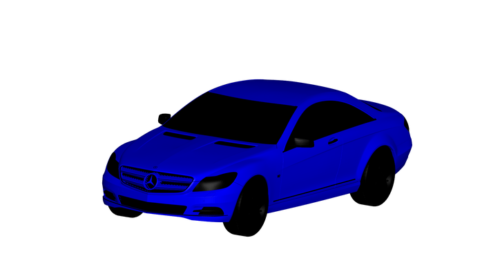 mercedes benz cl 2010 juego coche vehiculo auto vehículo automóvil transporte rc ar vr listo aumentado realidad virtual car3d automotor recoger camión camioneta 4wd camino 3d print model - Mito3D