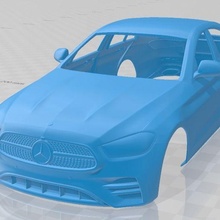 mercedes benz classe amg 2021 imprimível corpo carro jogos fenda escalextrico rc miniz passatempo micro 3d print model - Mito3D