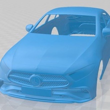 mercedes benz cls 2022 imprimível corpo carro 3d print model - Mito3D