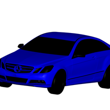 Mercedes benz coupe 2011 3d print model - Mito3D