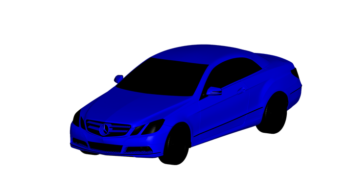 mercedes benz class cabriolé juego coche vehiculo auto vehículo automóvil transporte rc ar vr listo aumentado realidad virtual car3d 3d print model - Mito3D