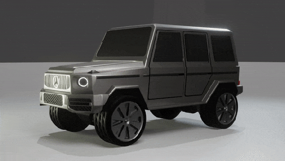 mercedes benz g63 amg 2018 off road voiture Jeu jeep route choisir up terre vagabond Toyota jouet jouets 4x4 monstre camion terrain gué marchant mer 3d print model - Mito3D