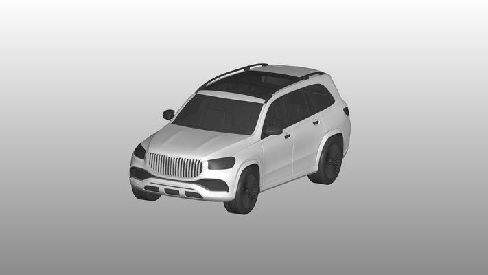 mercedes benz maybach gls gioco macchina auto veicolo automobile trasporto rc ar vr pronto aumentata realtà virtuale car3d 3d print model - Mito3D