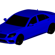 Mercedes benz s class 2014 3d print model - Mito3D