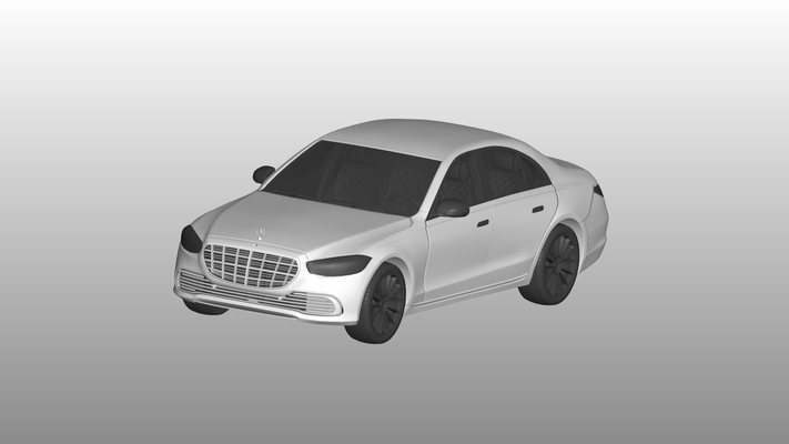 mercedes benz s400 spiel wagen auto fahrzeug automobil transport rc ar vr bereit erweitert wirklichkeit virtuell car3d 3d print model - Mito3D