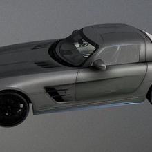 mercedes benz sls game car vehicle wheels images automobile 3d print model - Mito3D