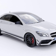 Mercedes cla 45 amg Sanat araba gla Oto model taramak süper hiper Araçlar 3d print model - Mito3D