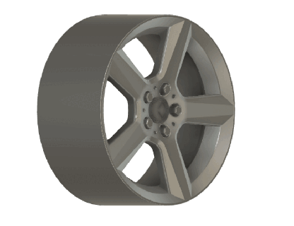mercedes cls 500 wheels scale model plastic kit diecast rims carmodel cars toy vossen tamiya aoshima revell wheel 3d print model - Mito3D