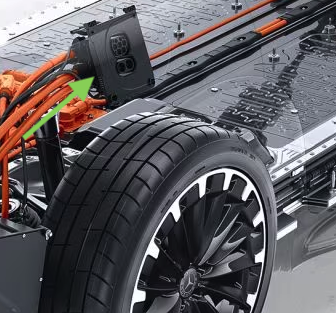mercedes eqs SUV Trappe recharger 3d print model - Mito3D