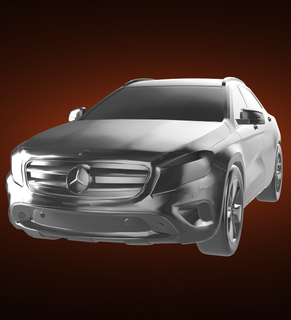 mercedes gla 200 benz automóvil coche vehiculo vehículo reunión carrera Deportes derby 3d print model - Mito3D