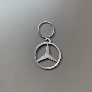 Mercedes anahtarlık arabalar ralli Volkswagen ses marka Skoda BMW otomobil araç anahtar yüzükler hız gümüş gri vag grup 3d print model - Mito3D