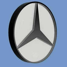Mercedes LED Licht vw BMW Automobil Garage 3d print model - Mito3D
