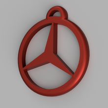 Mercedes logo anahtarlık 3d print model - Mito3D