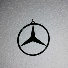 Mercedes logo binmek duvar araba marka benz dekor 3d print model - Mito3D