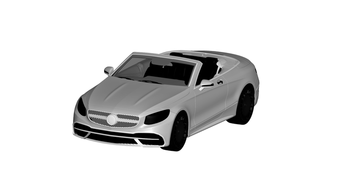 mercedes maybach gioco benz macchina auto veicolo automobile trasporto rc ar vr pronto aumentata realtà virtuale car3d 3d print model - Mito3D