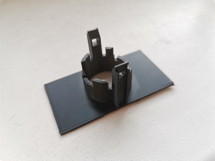 mercedes parking sensor bracket spare part 3d print model - Mito3D
