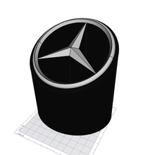 Mercedes Stift Halter Unterstützung 3d print model - Mito3D