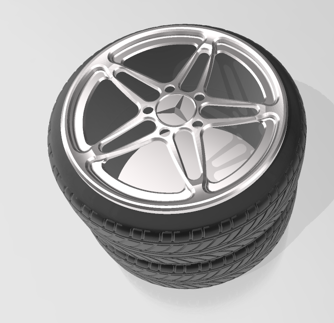 Mercedes jant Fincan ofis dolma kalem 3D print model - Mito3D