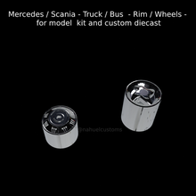 mercedes scania camion autobus cerchio ruote modello kit personalizzato pressofuso benz semi bepo 3d print model - Mito3D