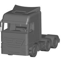 mercedes truck 3d print model - Mito3D