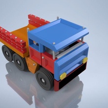 mercedes truk 3d print model - Mito3D