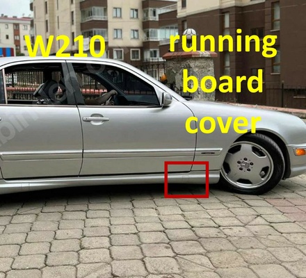 mercedes w210 running board cover w 210 3d print model - Mito3D