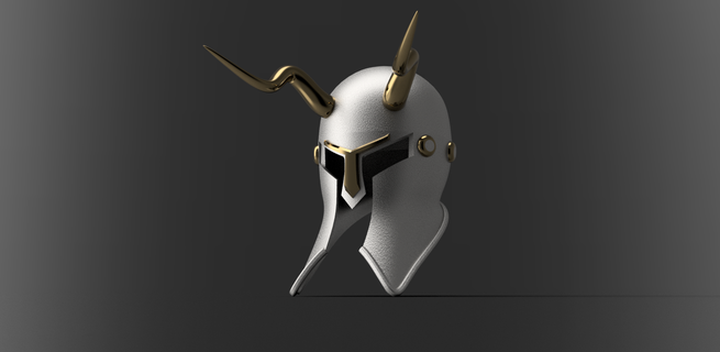 mercenary helmet helmet mercenary wars cosplay gadget fantasy game part toy home art  3d print model - Mito3D