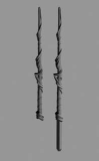merchant hogwart's legacy keepers' wand wands harry potter ollivanders hogwarts 3dprint resin fdm wizard witch magic stl obj keepers 3d print model - Mito3D