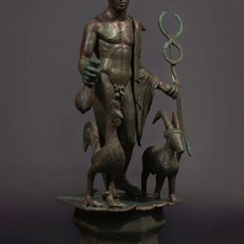 mercurio art de la antigüedad estatua romain roma divinidad dax 3d print model - Mito3D
