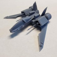 Quecksilber-Kämpfer Spiel Kampf-Flotte Brettspiel fighter jet sci-fi science-fiction Raumschiff starfleet - Spielzeug 3d print model - Mito3D