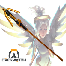 mercy's caduceus staff game accurate handle & easy printing fashion angela zeigler blizzard overwatch cosplay prop mercy costume 3d print model - Mito3D