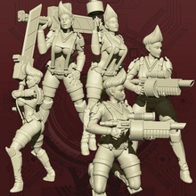 mercy's reach castor infantry - complete collection 3d print model - Mito3D