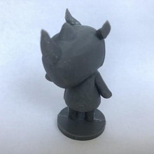 merengue animal crossing jeu rhino 3d print model - Mito3D