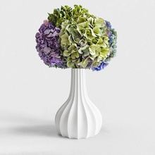 meringue vase accesories livingroom gift sweet art flower minimal design 3d print model - Mito3D