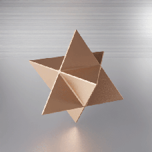 Merkaba star 3d print model - Mito3D