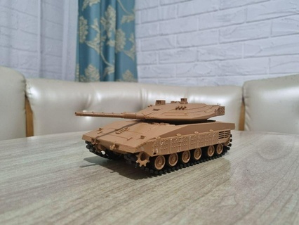 merkava mk4 israel mbt full ready print military army world tanks movable parts tank toy toys war thunder flexi 3d print model - Mito3D