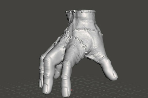 Merlin dedos mão 3d print model - Mito3D
