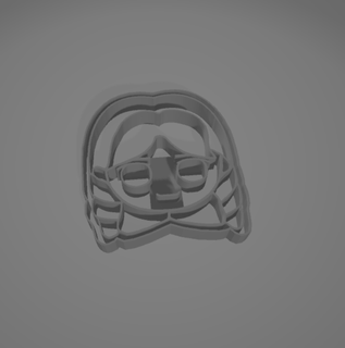 Merlin corte arte louco Adams cabeça arrogantes 3d print model - Mito3D